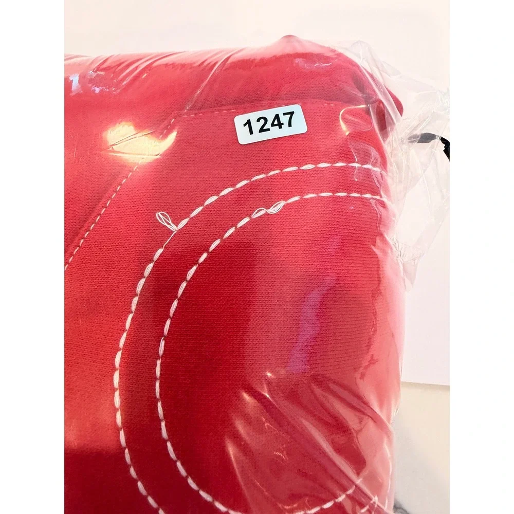 True Religion Classic Logo Velour‎ Jogger Sweatpants Ruby Red Size M NWT